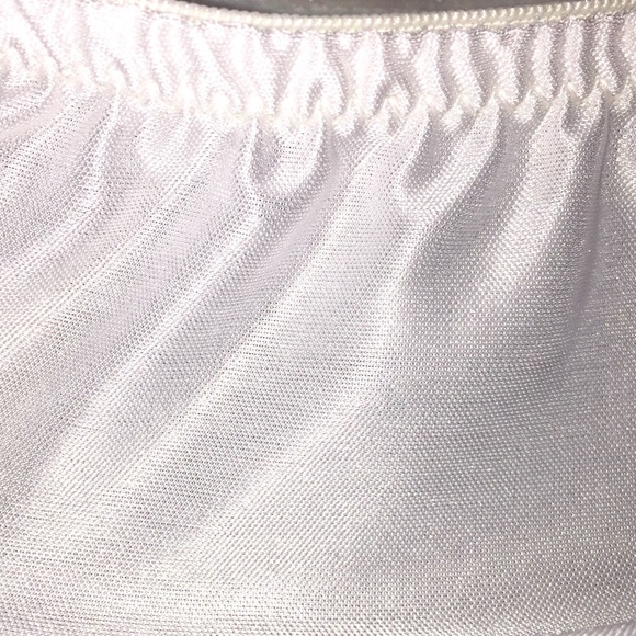 🦢Midnight White Satin & Lace Half Slip Small NWOT - Picture 3 of 5